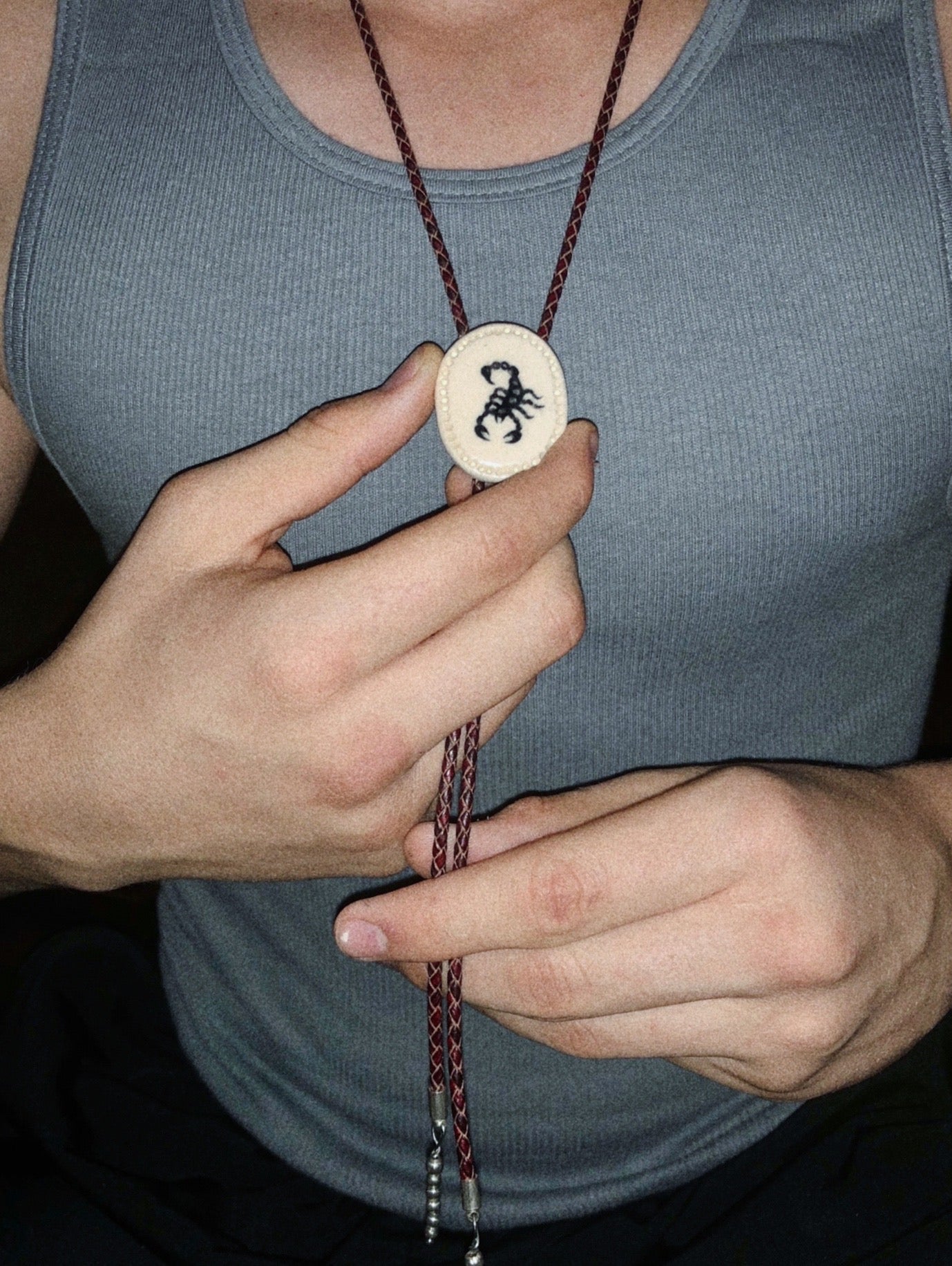 Alacrán bolo tie