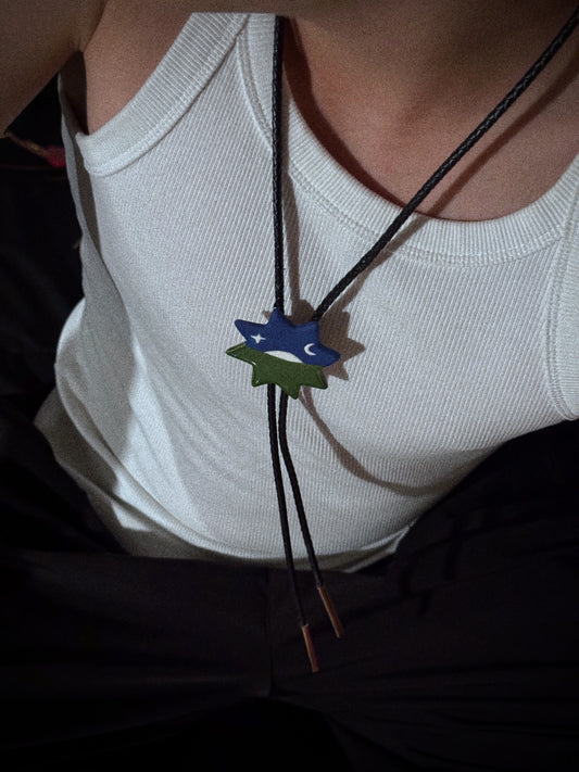 Puesta de sol bolo tie